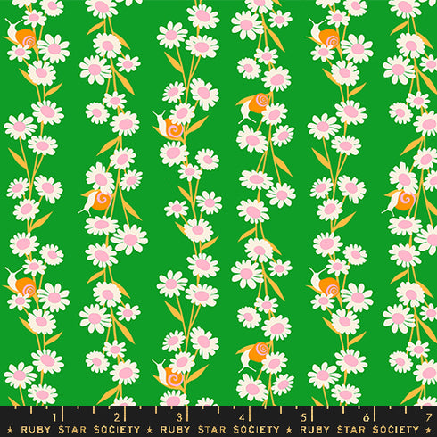 Carousel Daisy Chain in Verdant RS0098 15 - Ruby Star Society Sold by the Half Yard
